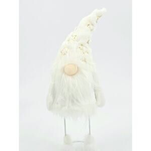 Christmas Gnome Nordic Nisse 15 Inch Xmas Plush Swedish Scandinavian White Gnome